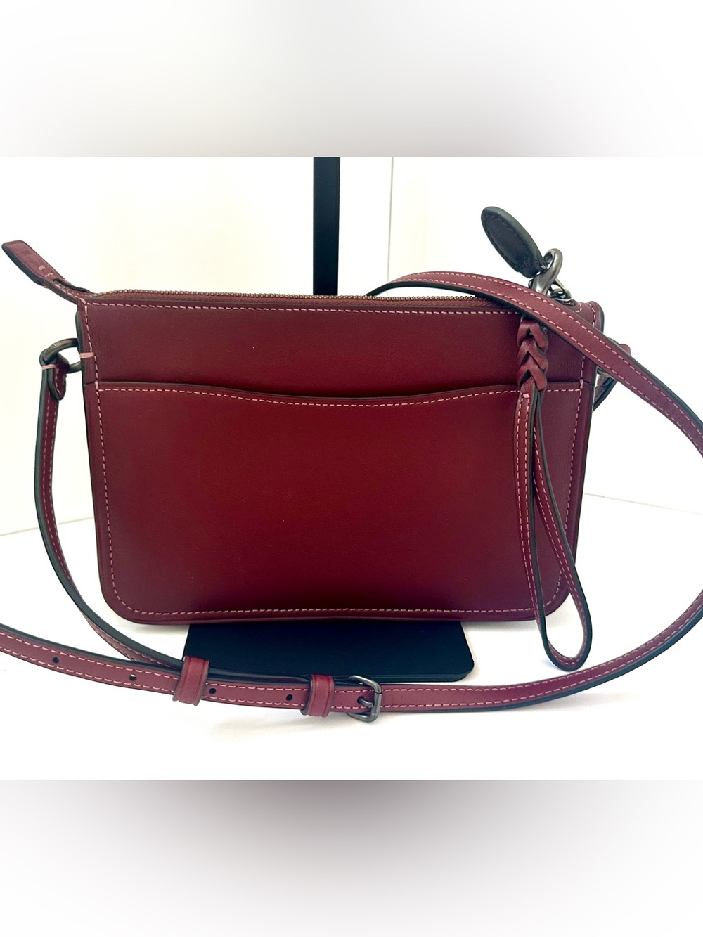 COACH 1941 Soho Crossbody/Clutch 21035 Washed Red/Black Copper GT Leather EUC
